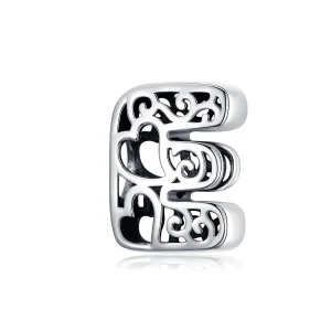(image for) Silver Magic Letter E Charm - PANDORA Style - SCC1229-E