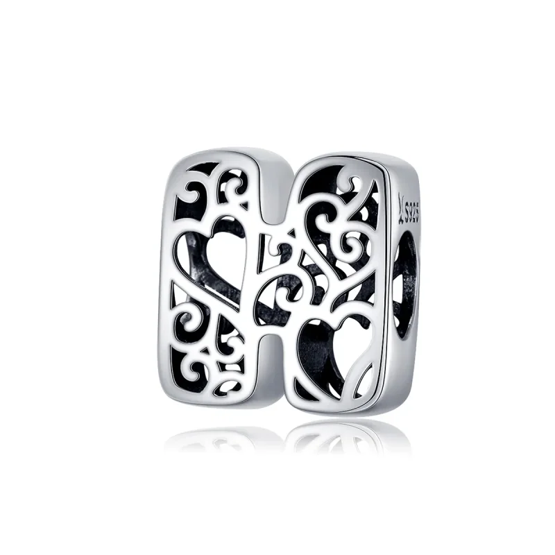 (image for) Silver Magic Letter H Charm - PANDORA Style - SCC1229-H - Product Image