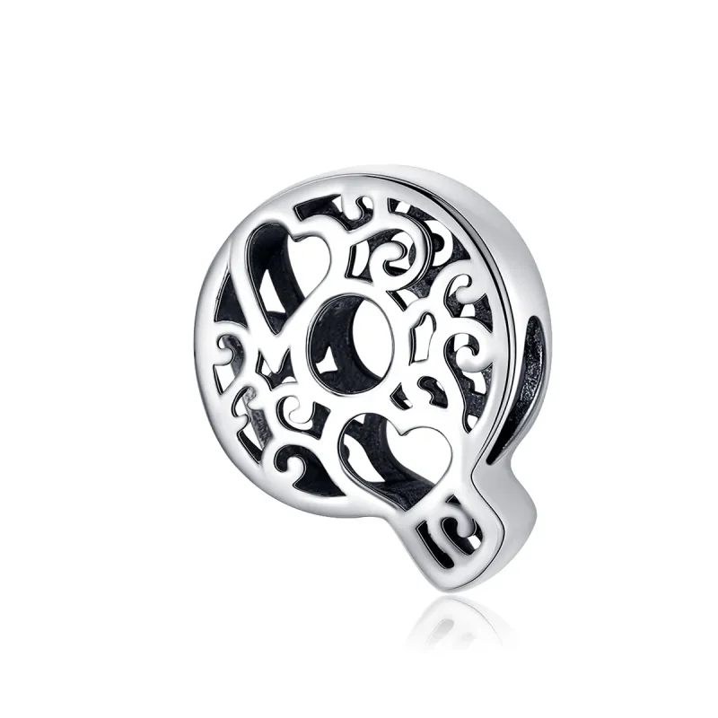 (image for) Silver Magic Letter Q Charm - PANDORA Style - SCC1229-Q - Product Image