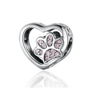 (image for) Silver Mark of Pets Charm - PANDORA Style - SCC1191