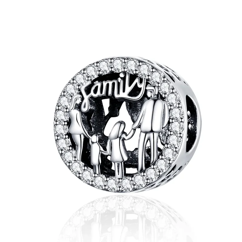 (image for) Silver My Family Charm - PANDORA Style - SCC1184 - Product Image