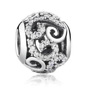 (image for) Silver Pavé Charm - PANDORA Style - SCC021