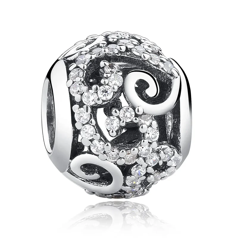(image for) Silver Pavé Charm - PANDORA Style - SCC021 - Product Image