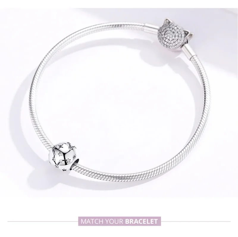 (image for) Silver Pisces Charm - PANDORA Style - SCC1218-12 - View 5