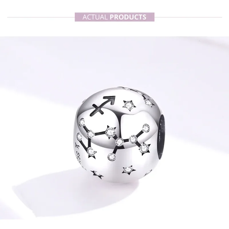 (image for) Silver Sagittarius Charm - PANDORA Style - SCC1218-9 - View 2