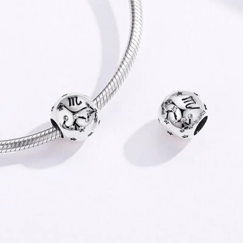 (image for) Silver Scorpio Charm - PANDORA Style - SCC1218-8 - View 4