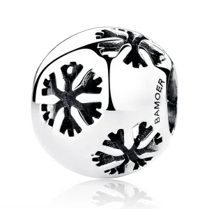 (image for) Silver Snowflake Charm - PANDORA Style - SCC070