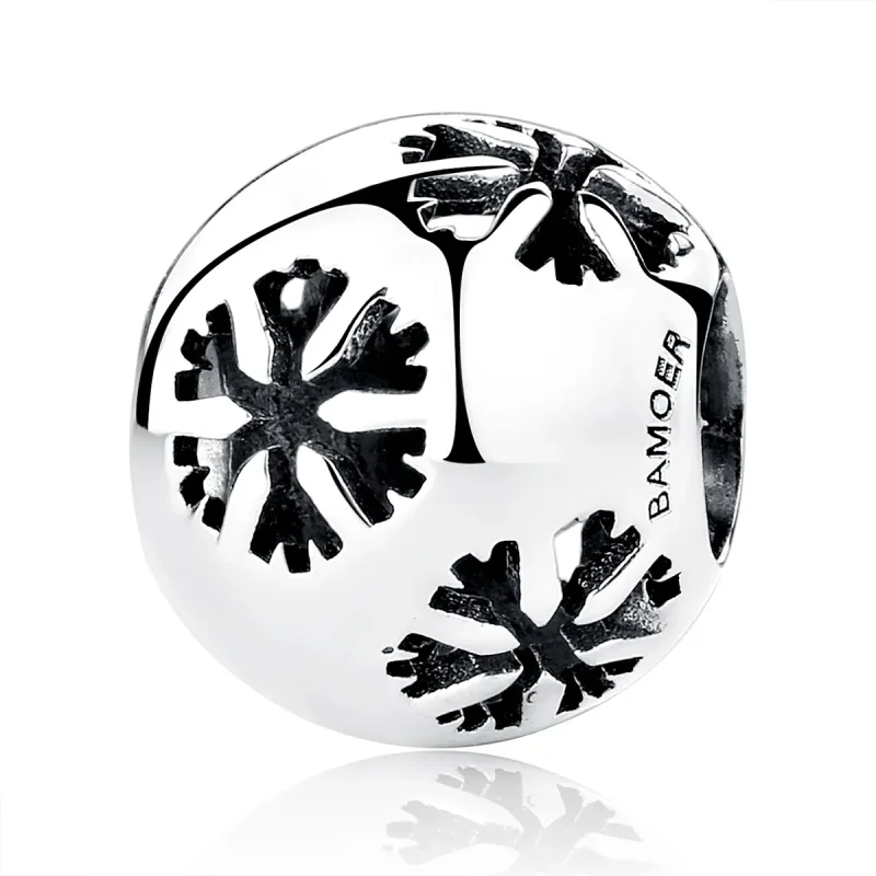 (image for) Silver Snowflake Charm - PANDORA Style - SCC070 - Product Image