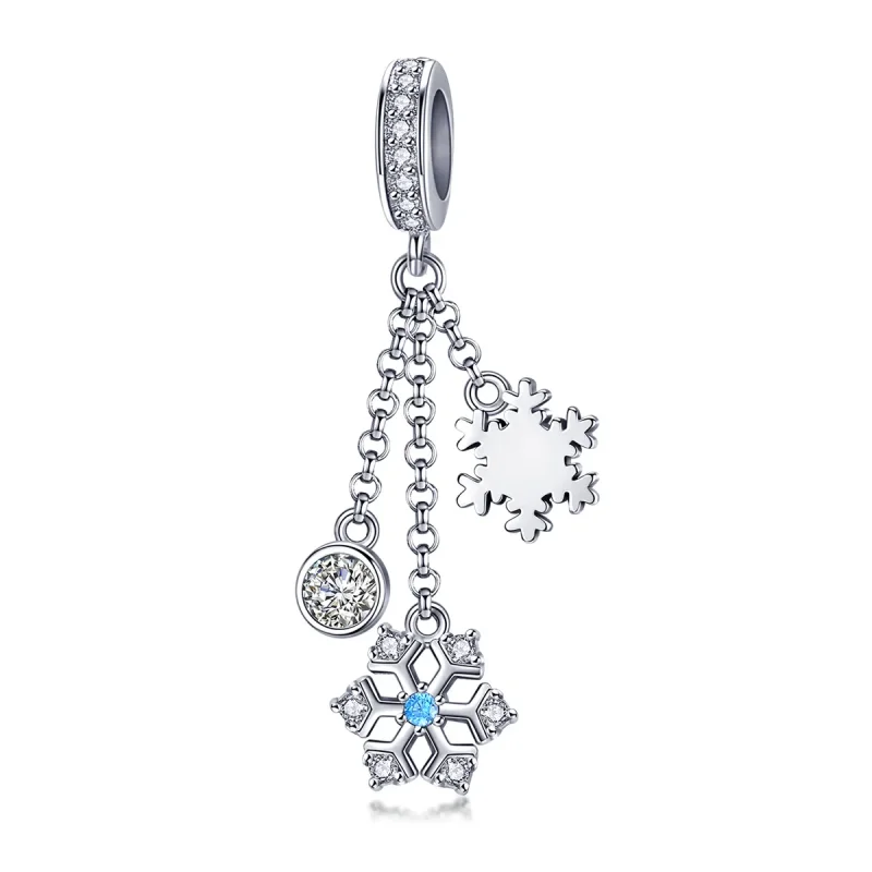 (image for) Silver Snowflake Dangle - PANDORA Style - SCC1020 - Product Image