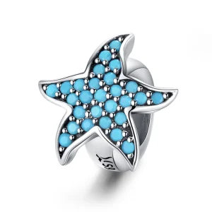 (image for) Silver Starfish Charm - PANDORA Style - SCC1313