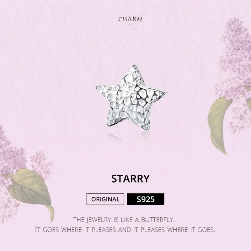 (image for) Silver Starry Charm - PANDORA Style - SCC1246 - View 2