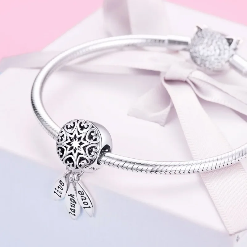(image for) Silver The Life Charm - PANDORA Style - SCC1128 - View 4