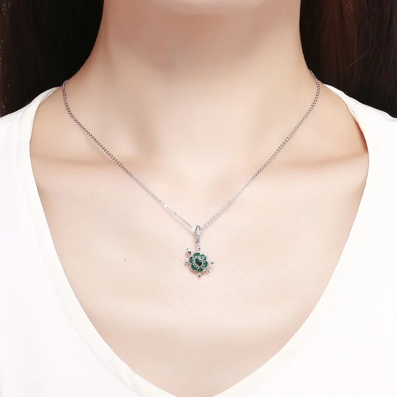 (image for) Silver Tortoise Dangle - PANDORA Style - SCC1017 - View 5