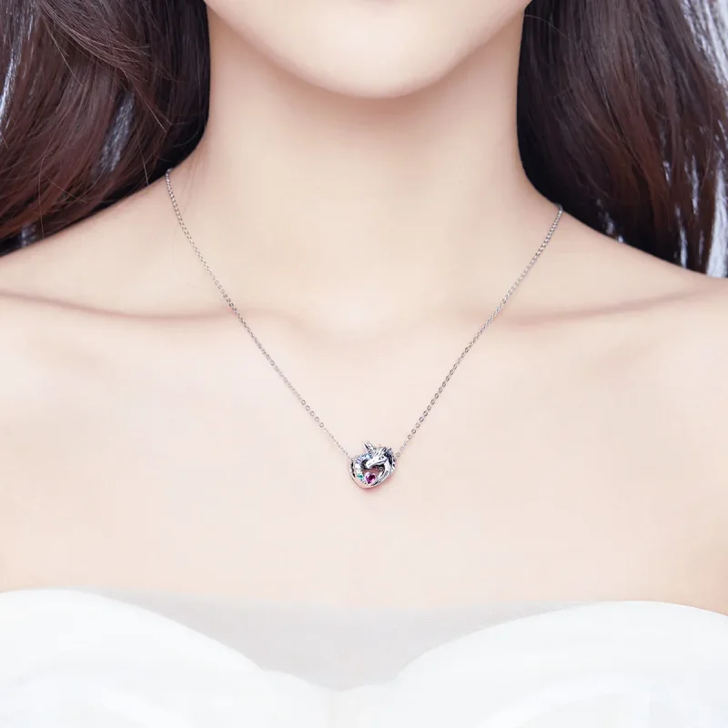 (image for) Silver Unicorn For Mom Charm - PANDORA Style - SCC1160 - View 3