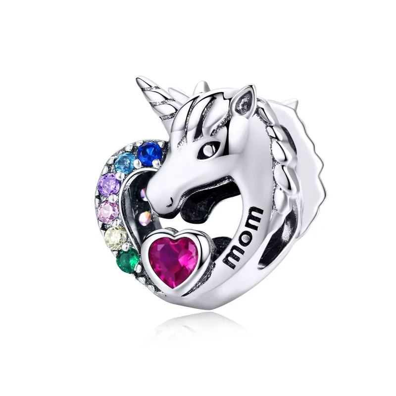 (image for) Silver Unicorn For Mom Charm - PANDORA Style - SCC1160 - Product Image