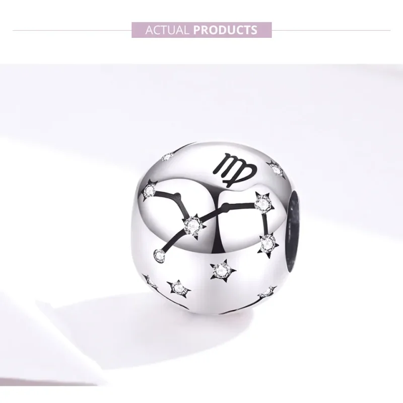 (image for) Silver Virgo Charm - PANDORA Style - SCC1218-6 - View 2