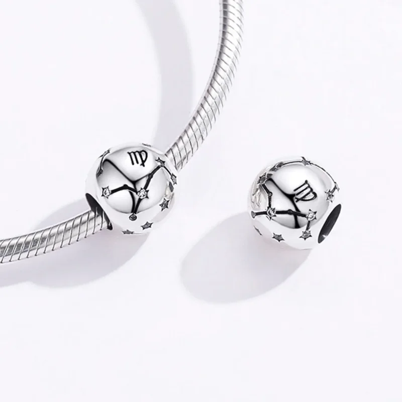 (image for) Silver Virgo Charm - PANDORA Style - SCC1218-6 - View 4