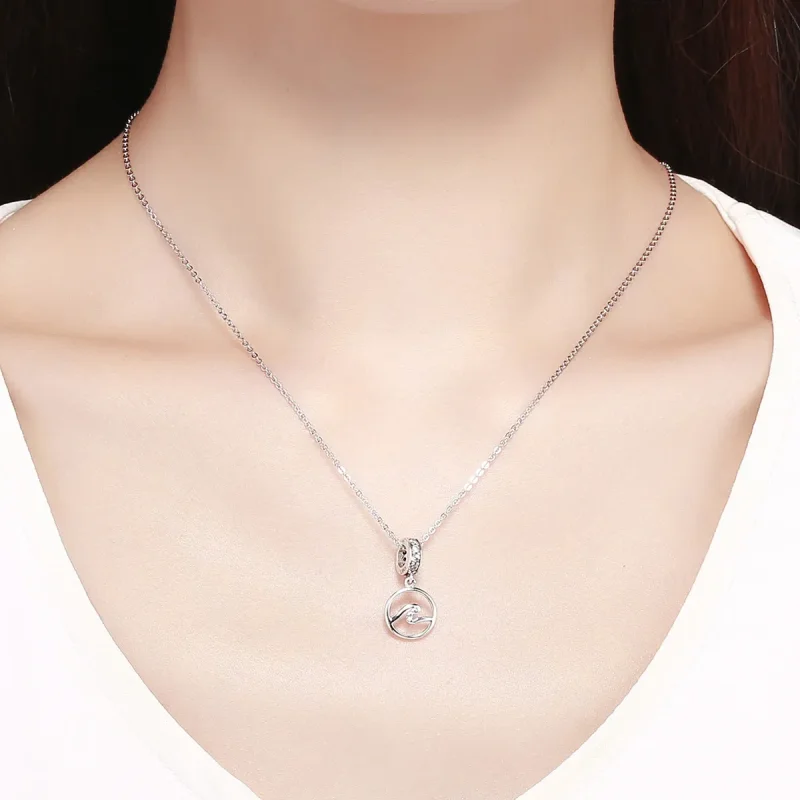 (image for) Silver Waves Dangle - PANDORA Style - SCC1031 - View 5