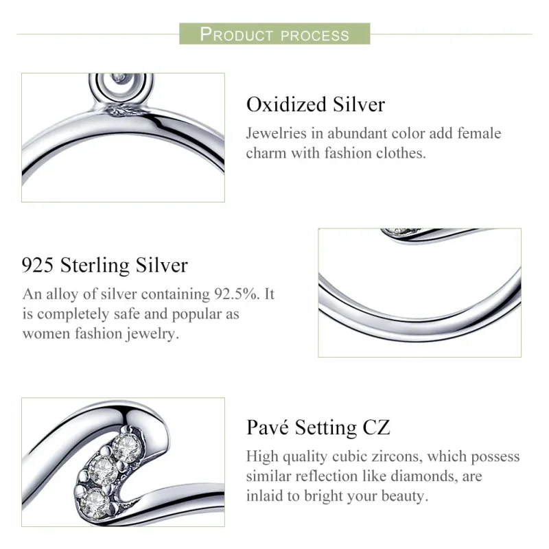 (image for) Silver Waves Dangle - PANDORA Style - SCC1031 - View 6