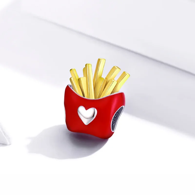 (image for) Two Tone Pandora Style Charm, Delicious Fries - SCC1606 - View 2