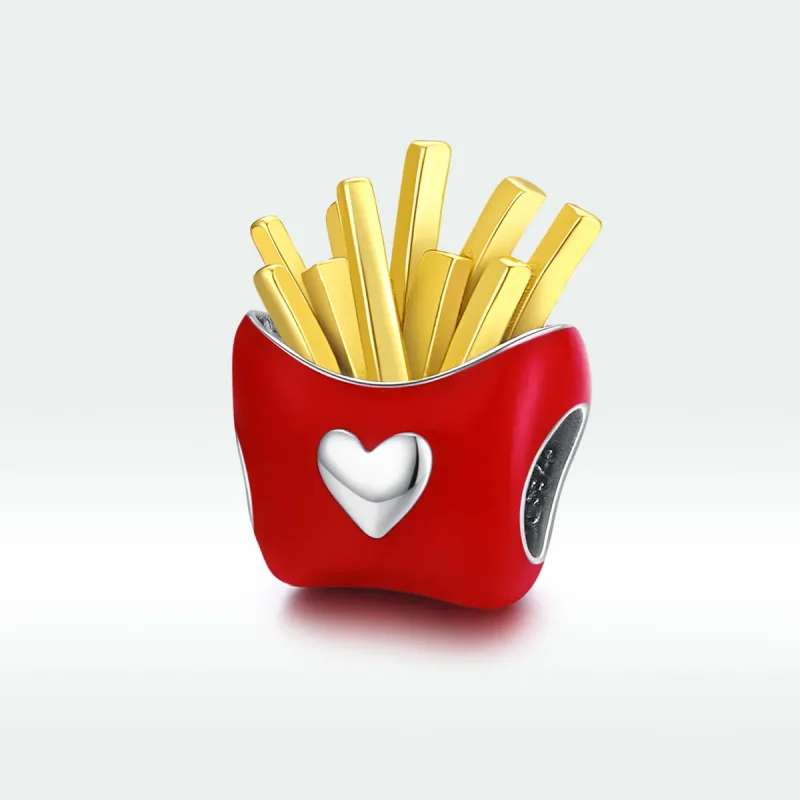 (image for) Two Tone Pandora Style Charm, Delicious Fries - SCC1606 - View 5