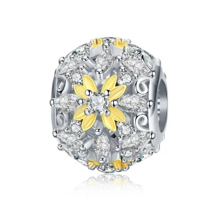 (image for) Two Tone Pandora Style Charm, Shining Life - SCC1333
