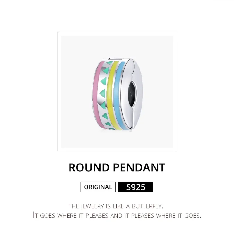 (image for) Pandora Style Silver Charm, Colorful Enamel - SCC1756 - View 6