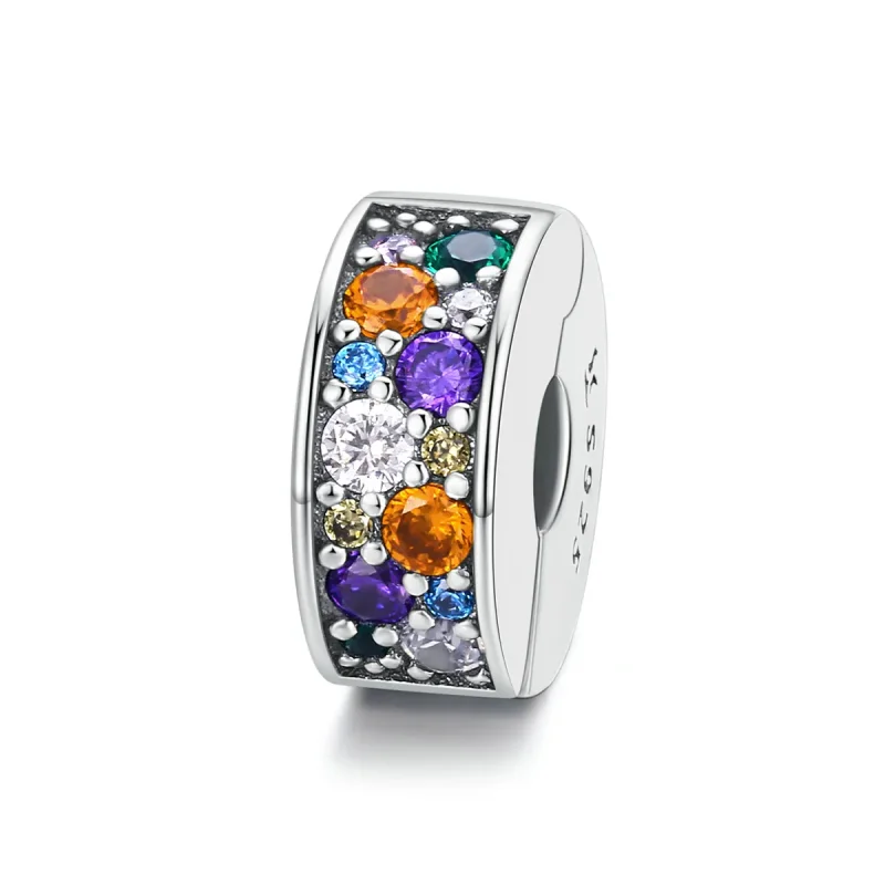 (image for) Pandora Style Silver Charm, Colorful Garden - SCC1609 - Product Image