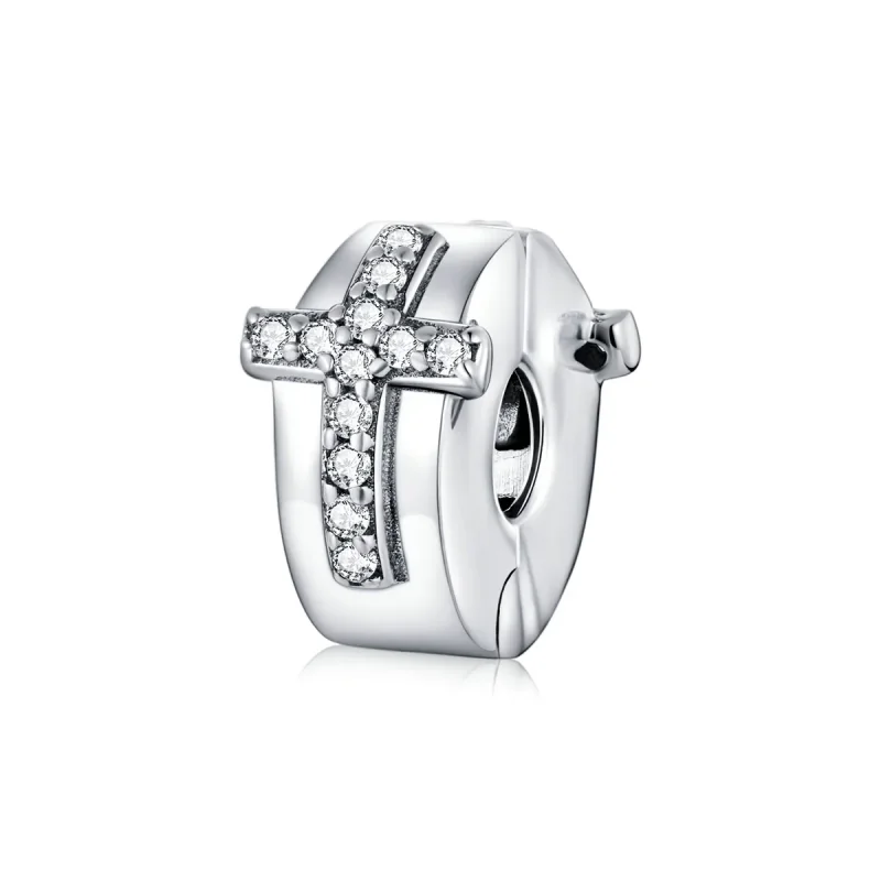 (image for) Pandora Style Silver Charm, Cross - SCC1497 - Product Image