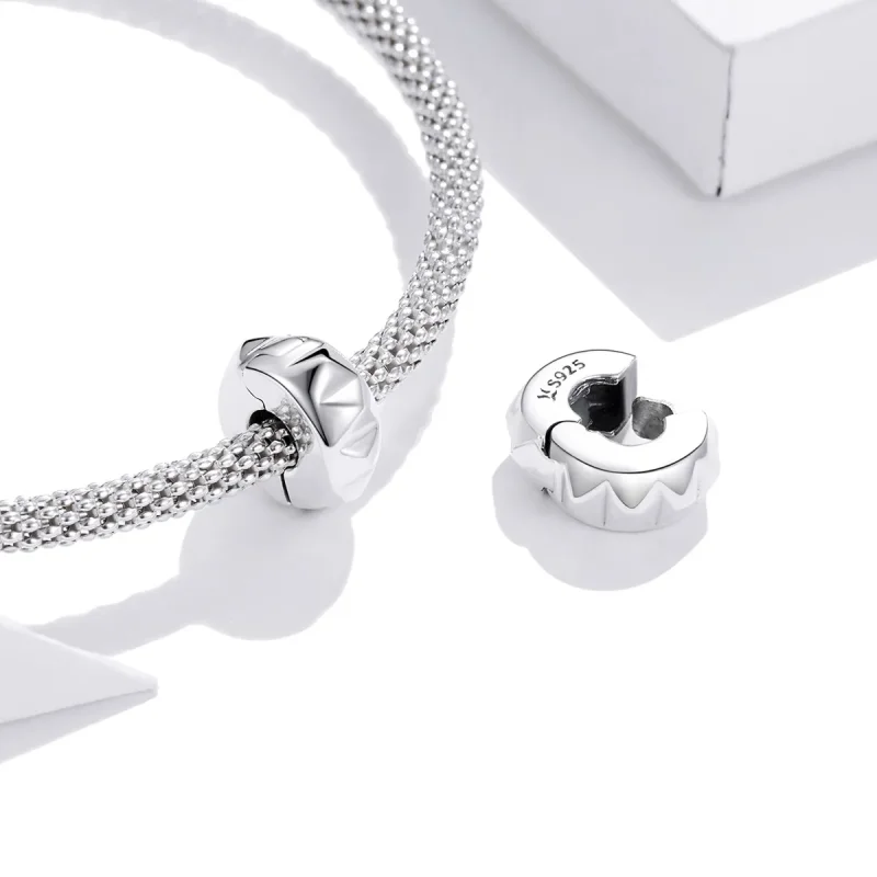 (image for) Pandora Style Silver Charm, Rivet - SCC1780 - View 4