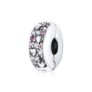 (image for) Pandora Style Silver Charm, Shining Love - SCC1745