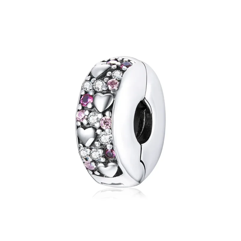 (image for) Pandora Style Silver Charm, Shining Love - SCC1745 - Product Image