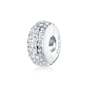 (image for) Pandora Style Silver Charm, Texture - SCC1490
