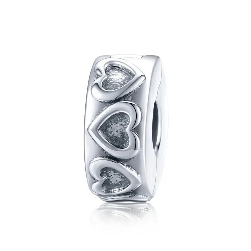 (image for) Pandora Style Silver Charm, Vintage Relief - SCC1557 - Product Image