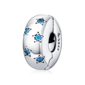 (image for) Pandora Style Silver Charm, Waves In The Sun - BSC253