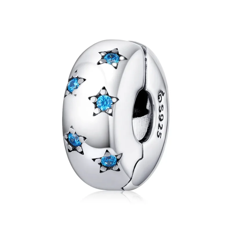 (image for) Pandora Style Silver Charm, Waves In The Sun - BSC253 - Product Image