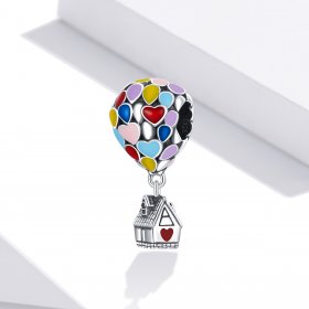 Pandora Style Flying House Charm - BSC417