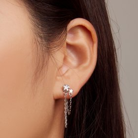 PANDORA Style Star Tassel Drop Earrings - BSE709