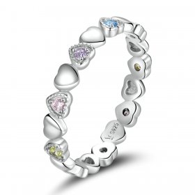 PANDORA Style Crossed Hearts Ring - SCR140