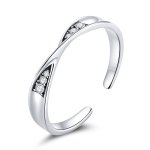 PANDORA Style Mobius Ring Pair Ring - Female Open Ring - SCR750
