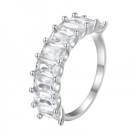 Pandora Style Shiny Zircon Ring - BSR409