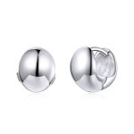 Pandora Style Silver Stud Earrings, Mirror - SCE1119