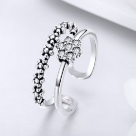 Silver Elegant Temperament Ring - PANDORA Style - SCR428