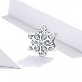 PANDORA Style Shiny Snowflakes Charm - BSC368