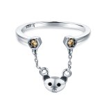 Silver Bear Story Ring - PANDORA Style - SCR307