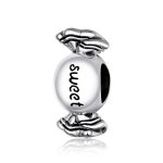 Pandora Style Silver Charm, Sweet Candy - BSC353