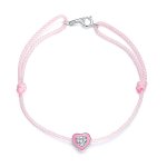 PANDORA Style Pink Heart Anklet - SCT022