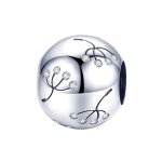 Pandora Style Silver Charm, Dandelion - BSC053