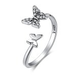 Silver Butterfly Dance Ring - PANDORA Style - SCR087