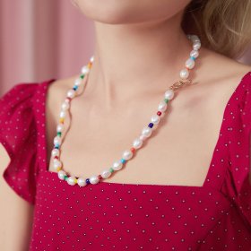 PANDORA Style Rainbow Pearl Bracelet - BSB074